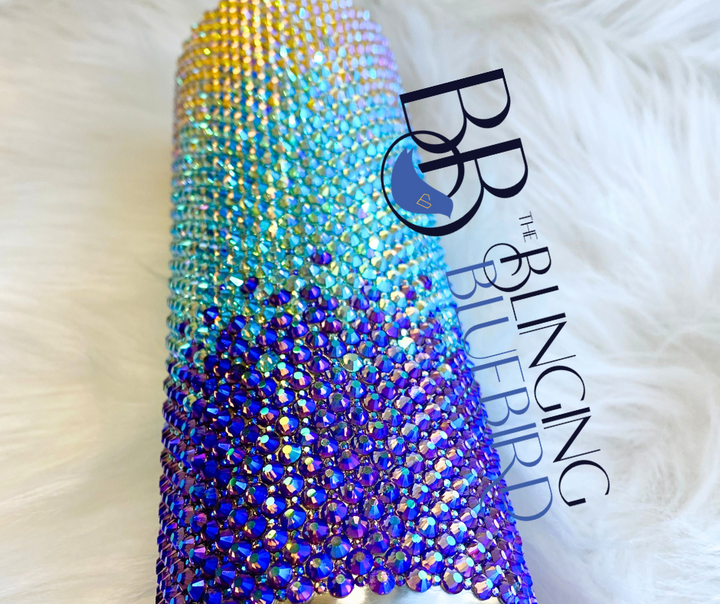 3 Color Ombré Cushion Pattern - SS20/SS6 20oz Straight Tumbler