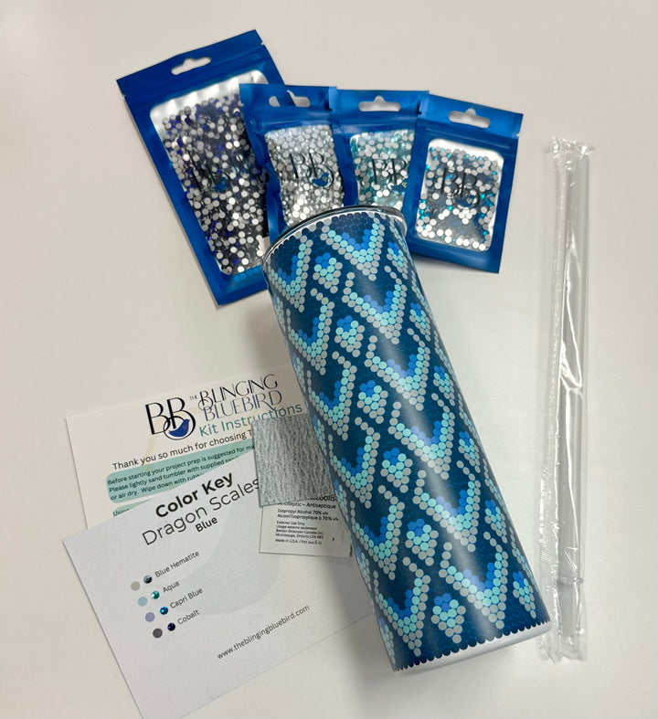 BLUE Dragon Scales Sublimated Kit