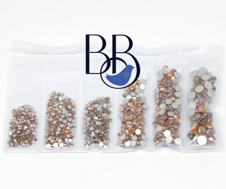 Amber Rhinestones