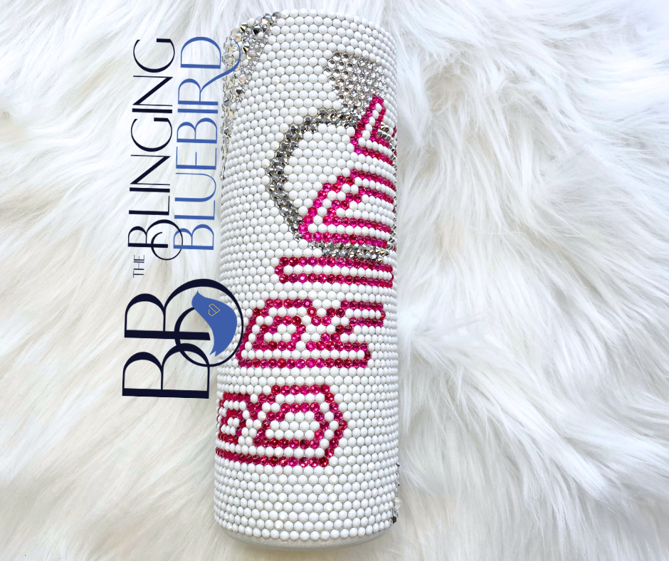 Bride To Be Pattern - SS16 Honeycomb + Scatter 20oz Straight Tumbler