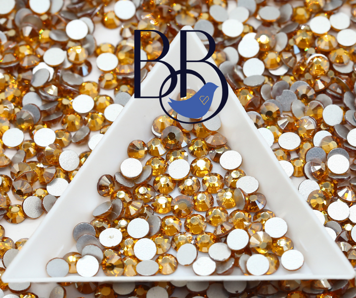 Brilliant Topaz Rhinestones