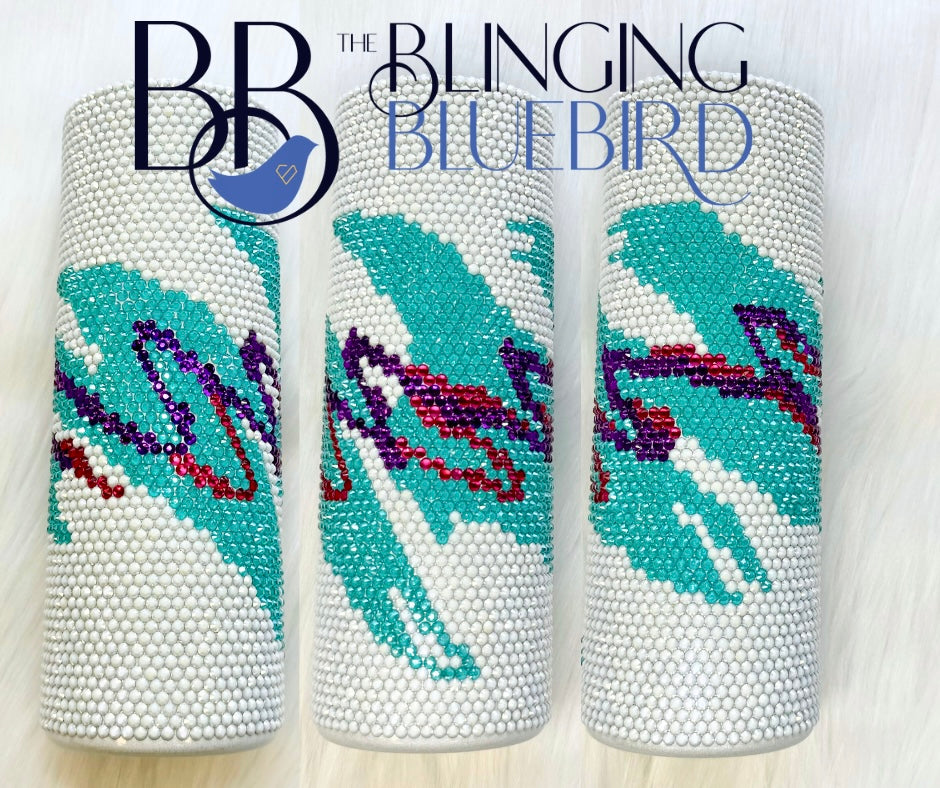Jazzy Milkshake Pattern - SS16/20oz Straight Tumbler