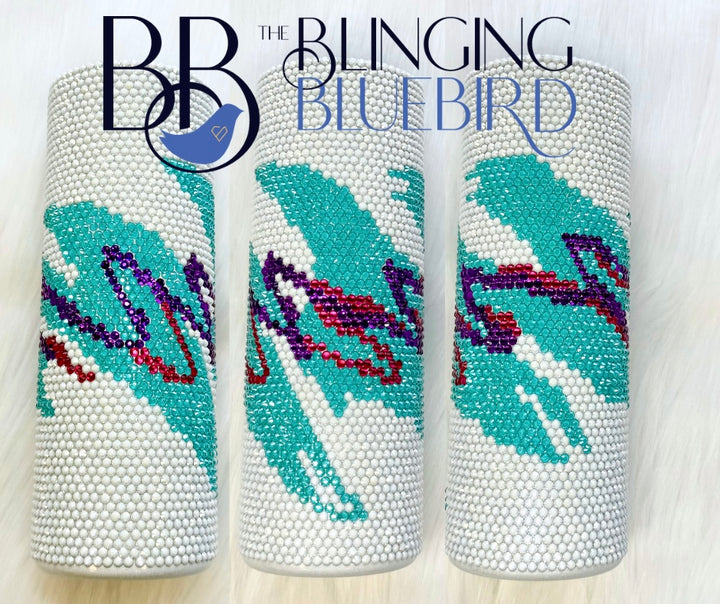 Jazzy Milkshake Pattern - SS16/20oz Straight Tumbler