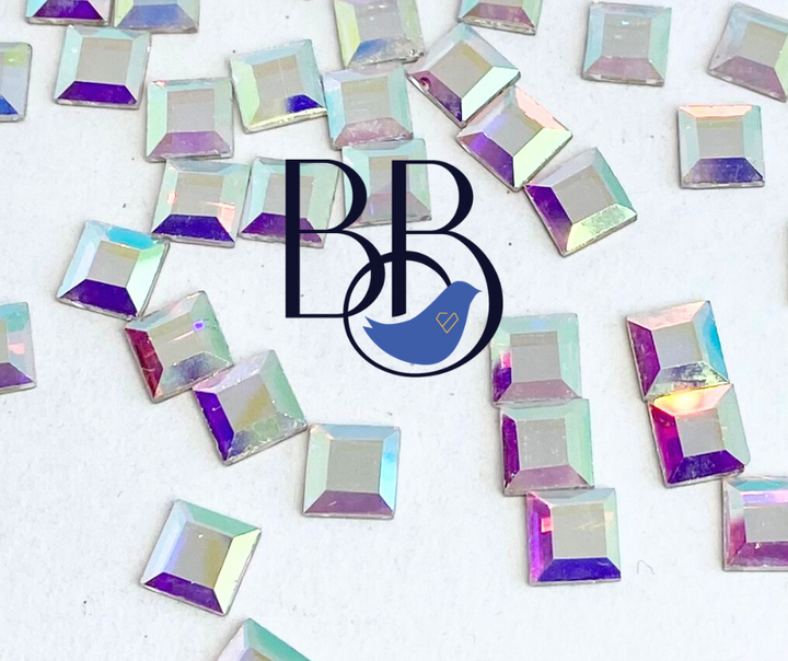 Crystal AB Square 6mm