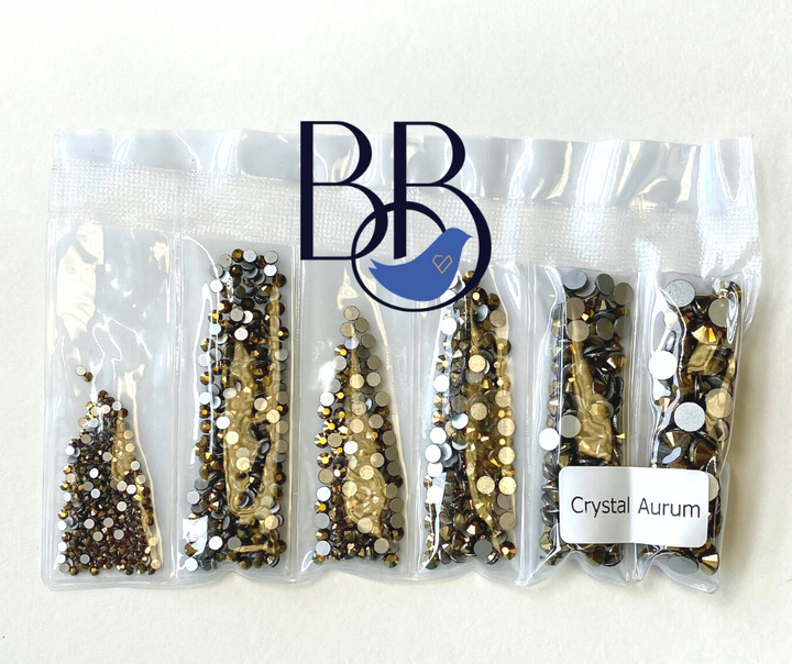 Crystal Aurum/ Gold Rhinestones