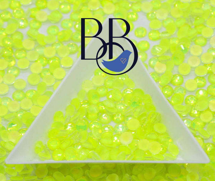 Flashy Opal Citrine Rhinestones