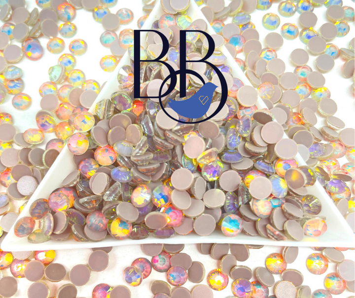 Flashy Opal Coffee Rhinestones