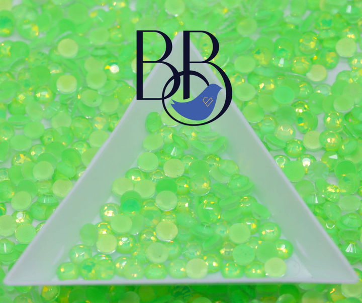 Flashy Opal Peridot Rhinestones