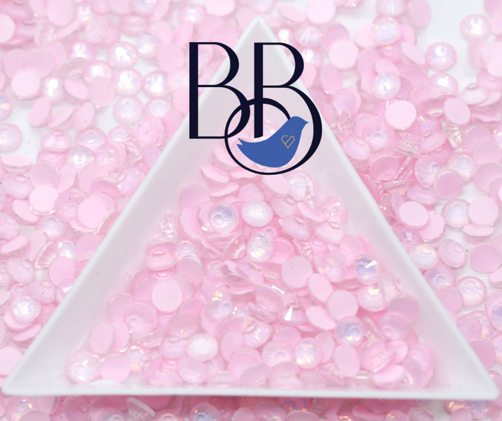 Flashy Opal Pink Rhinestones