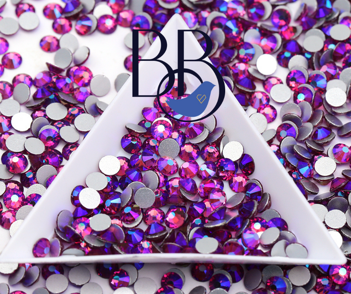 Fuchsia AB Rhinestones