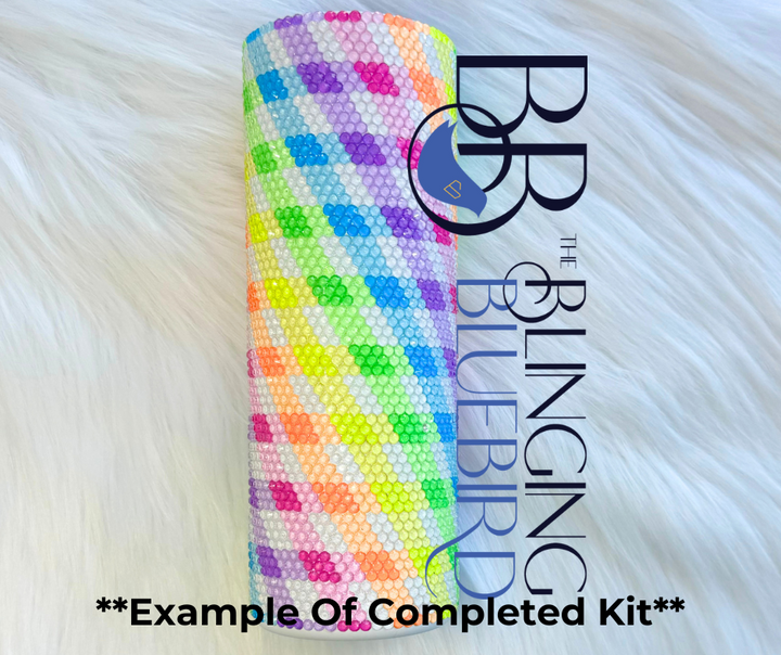 NEON Rainbow Gingham Sublimated Kit