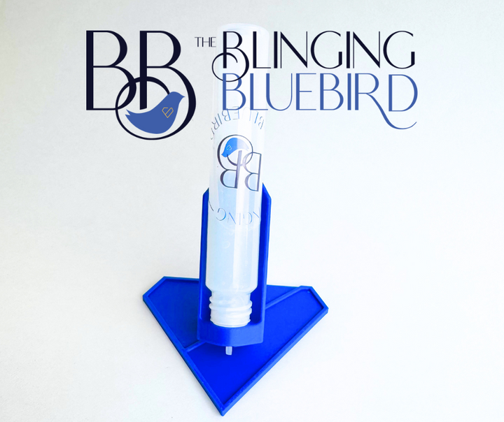Blinging Bluebird Glue Pen Nest