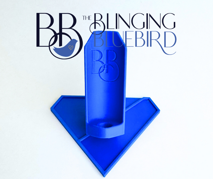 Blinging Bluebird Glue Pen Nest