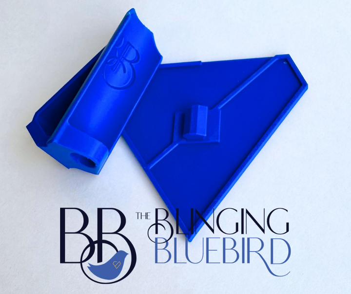Blinging Bluebird Glue Pen Nest