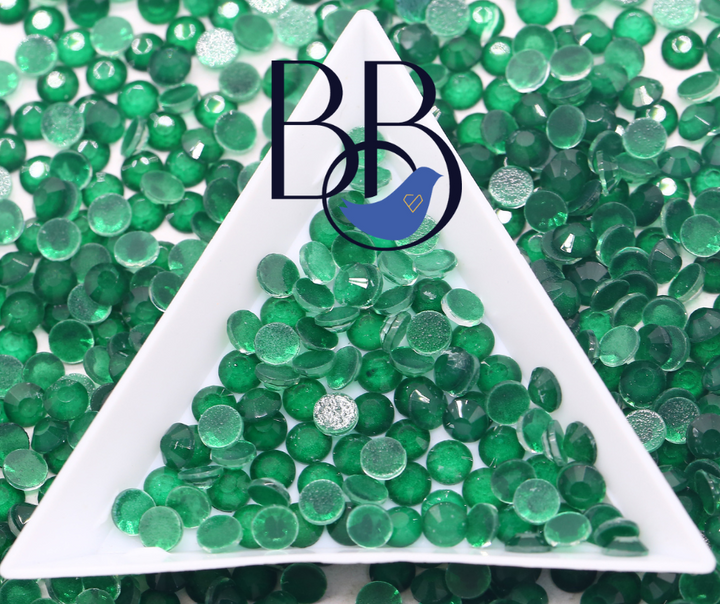 Iced Emerald Rhinestones