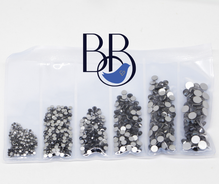 Jet Hematite Rhinestones