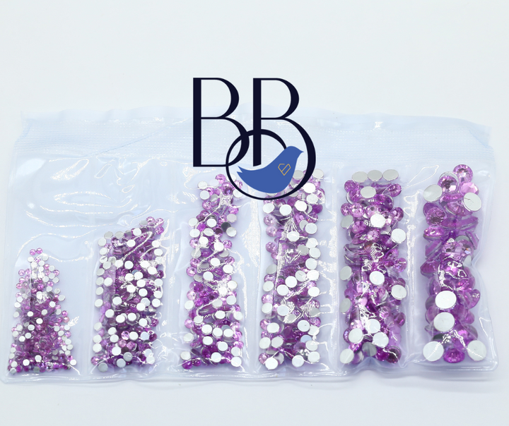 Lilac Rhinestones