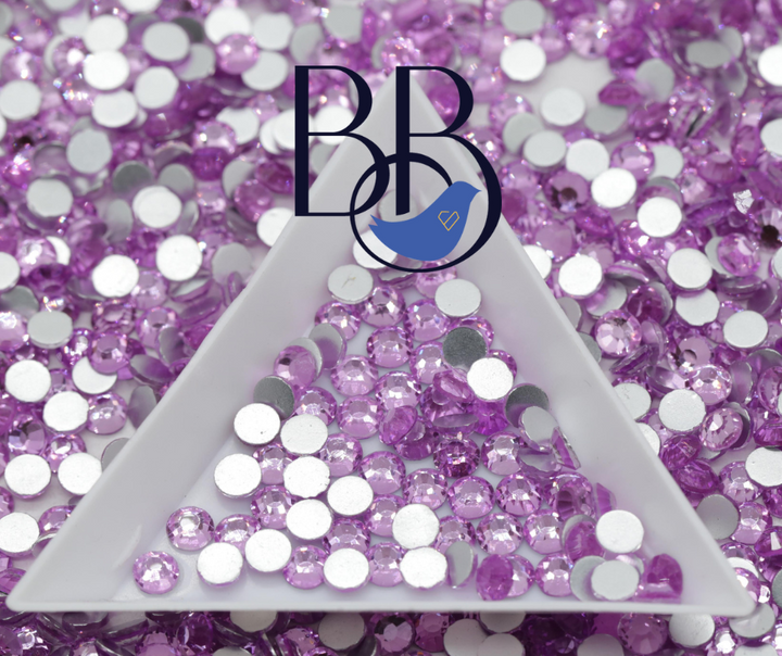 Lilac Rhinestones