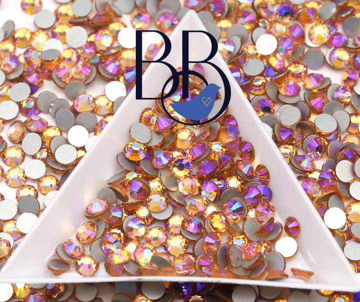 Light Peach AB Rhinestones