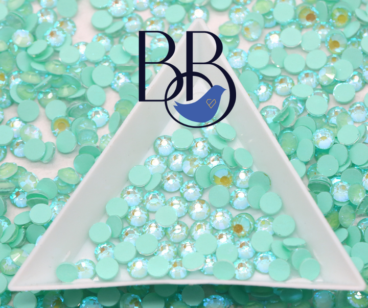 Luminous Mint Green Rhinestones (Glow In The Dark)