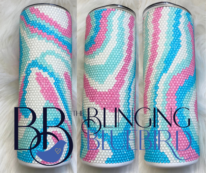 Marbled Paint Pattern - SS16/20oz Straight Tumbler