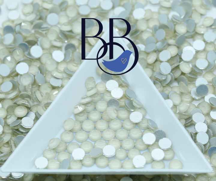 Mocha Ivory Rhinestones
