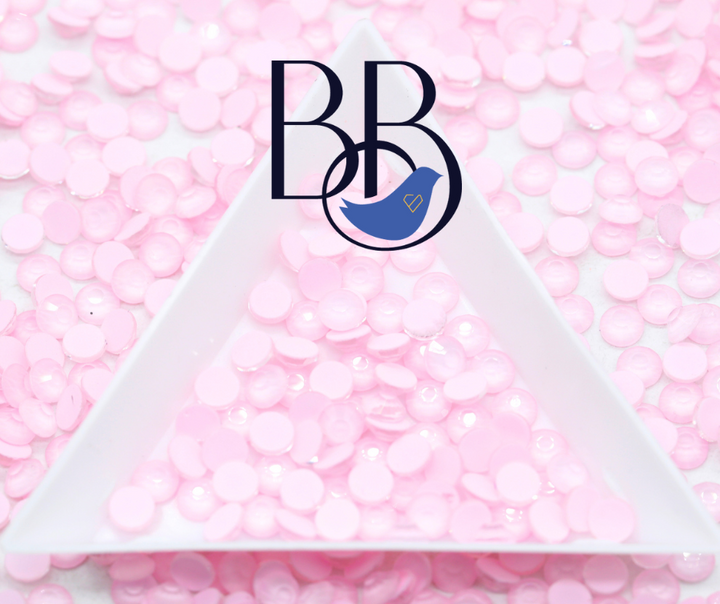 Neon Baby Pink Rhinestones