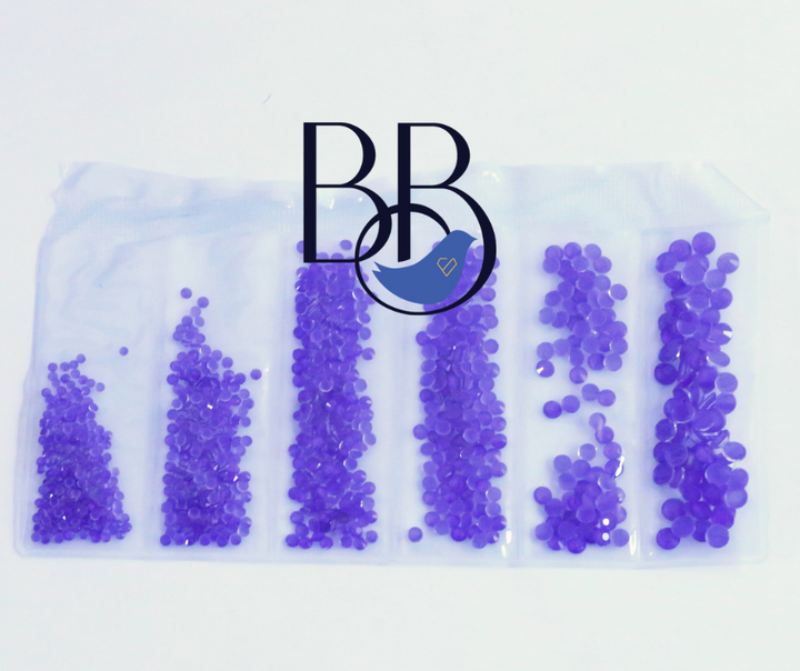 Neon Sapphire Rhinestones