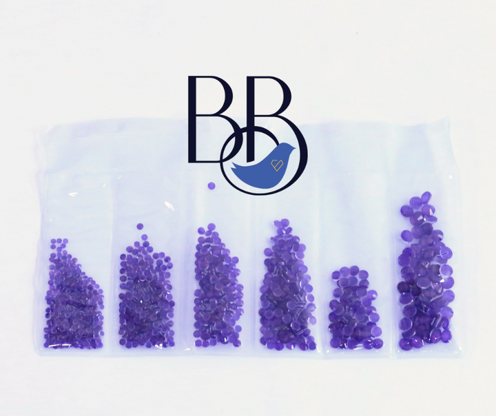 Neon Tanzanite Rhinestones