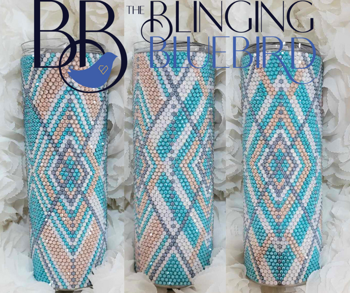 Omas Afghan Pattern - SS16/20oz Straight Tumbler