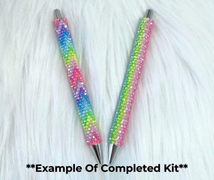 Pearl Mocha Chevron Sublimated Pen Kit