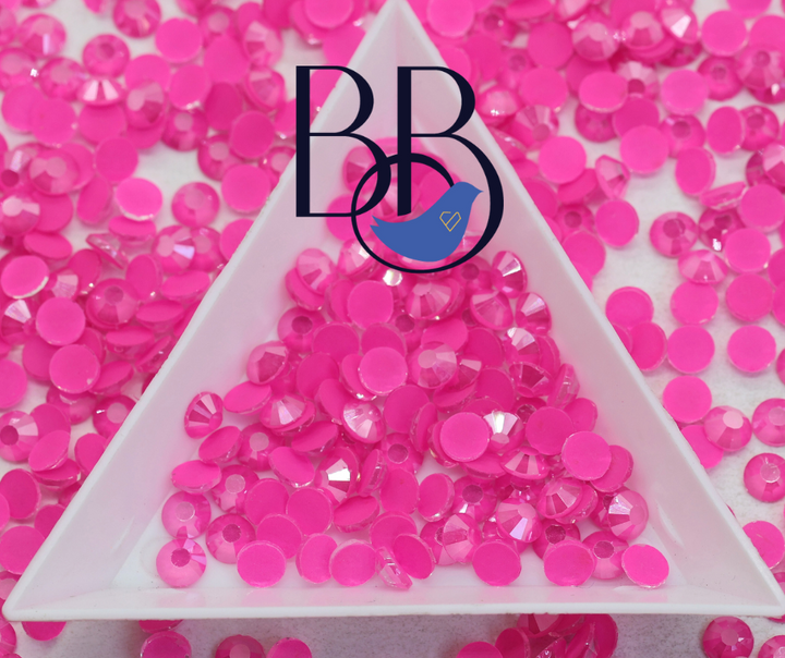 Pearl Mocha Rose Rhinestones