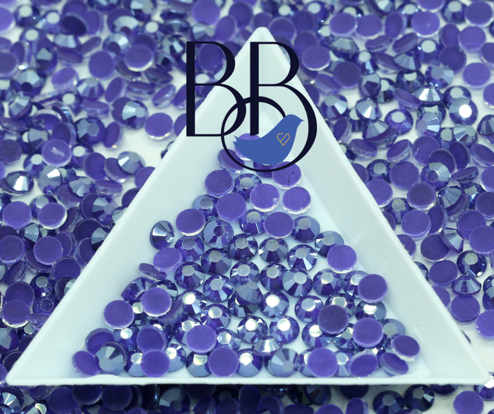 Pearl Mocha Tanzanite Rhinestones