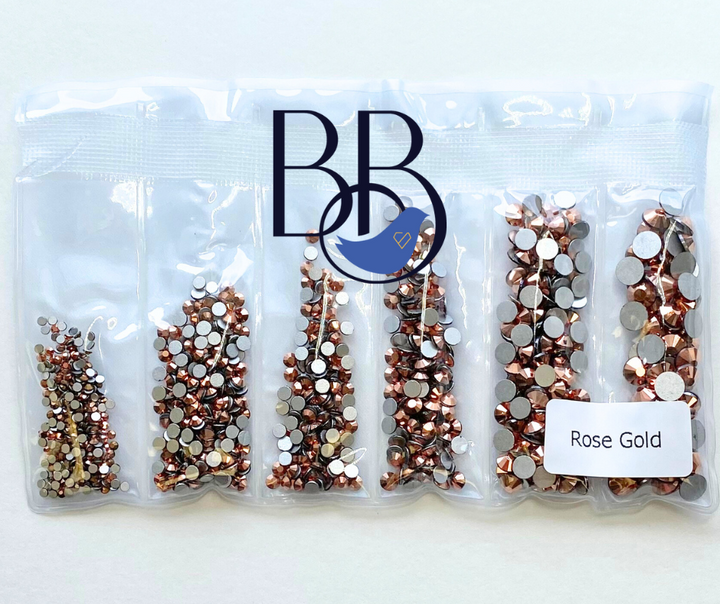 Rose Gold Rhinestones