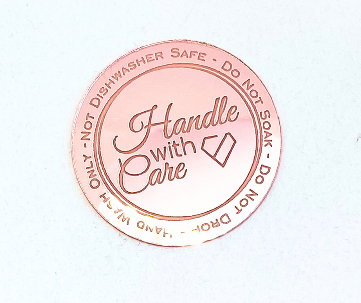 Acrylic Care Tag