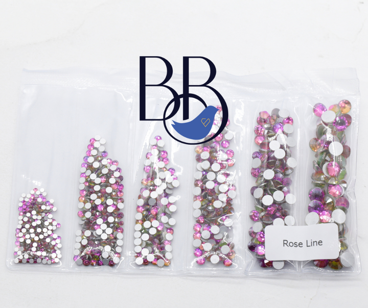 Rose Line Rhinestones