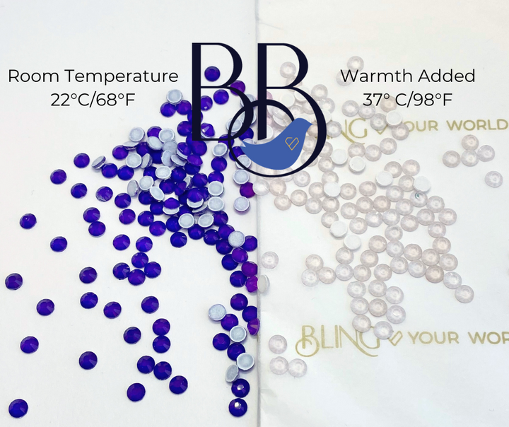 Purple Thermal Rhinestones