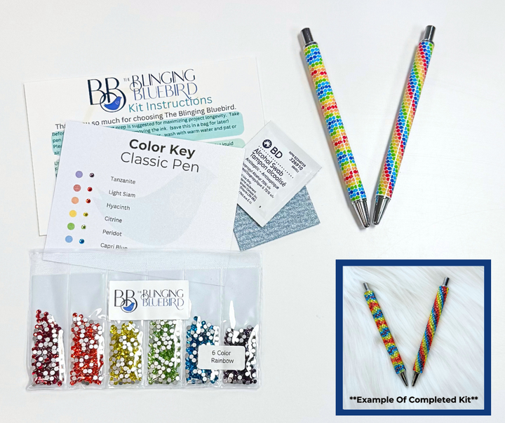 Classic Rainbow Sublimated Pen Kit