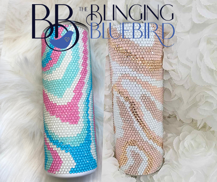 Marbled Paint Pattern - SS16/20oz Straight Tumbler