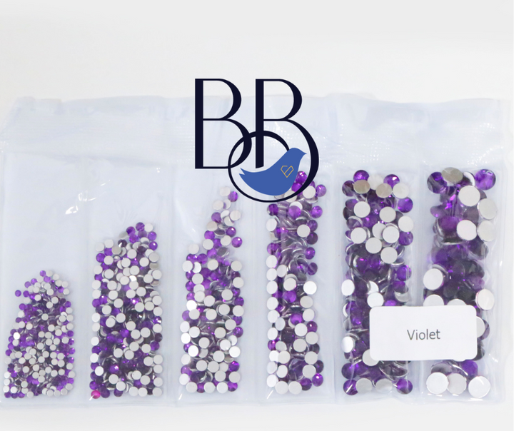 Violet Rhinestones