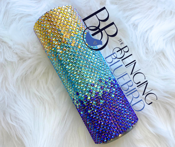 3 Color Ombré Cushion Pattern - SS20/SS6 20oz Straight Tumbler