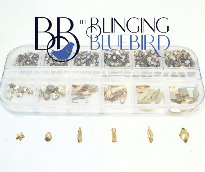 Nail Art Set Golden Shadow