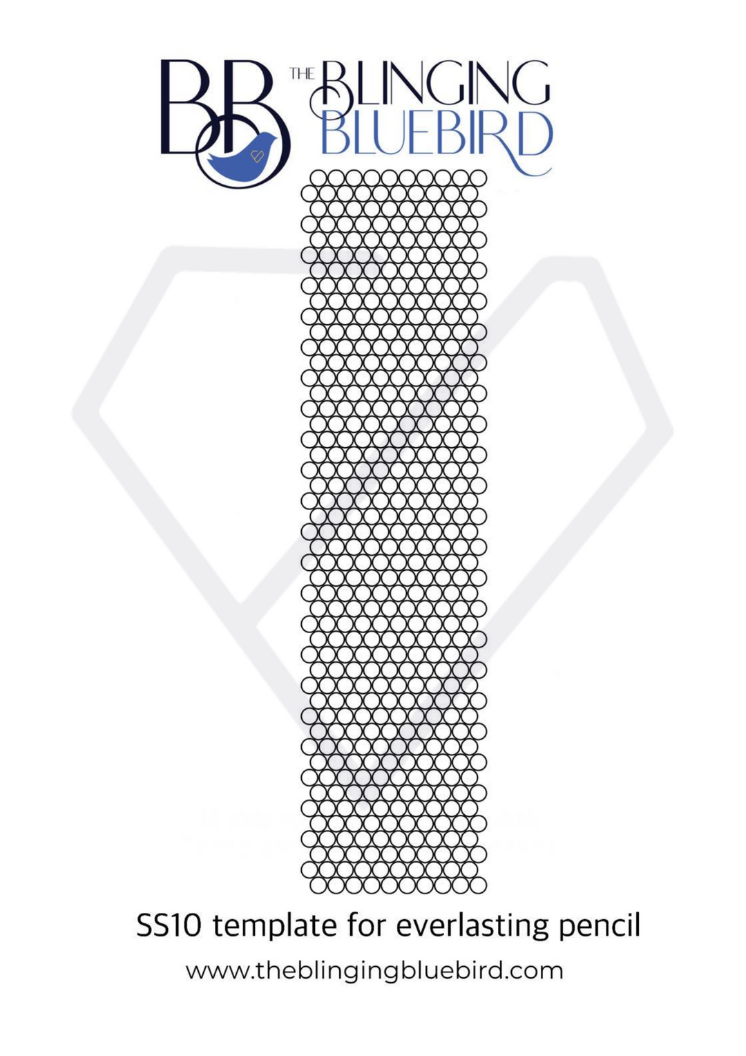 SS10 Everlasting Pencil Pattern Template