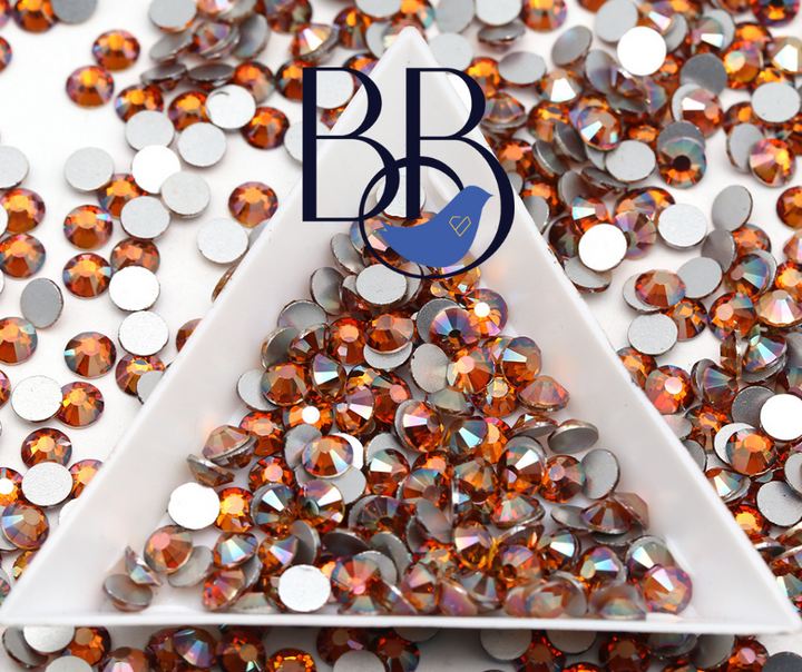 Amber Rhinestones