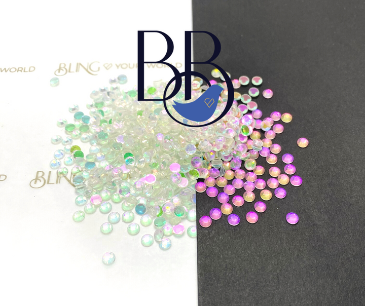 Aurora Pink Forest Rhinestones