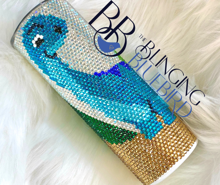 Betty The Brontosaurus Pattern - SS16/20oz Straight Tumbler