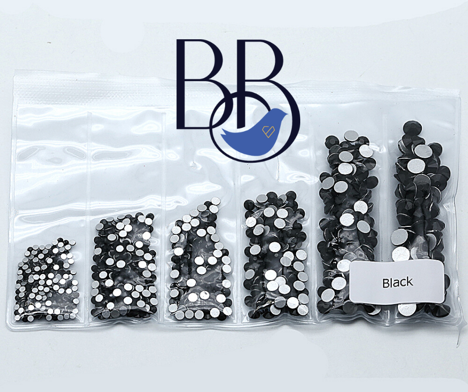 Black Rhinestones