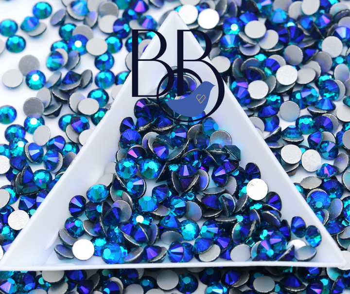 Blue Zircon AB Rhinestones