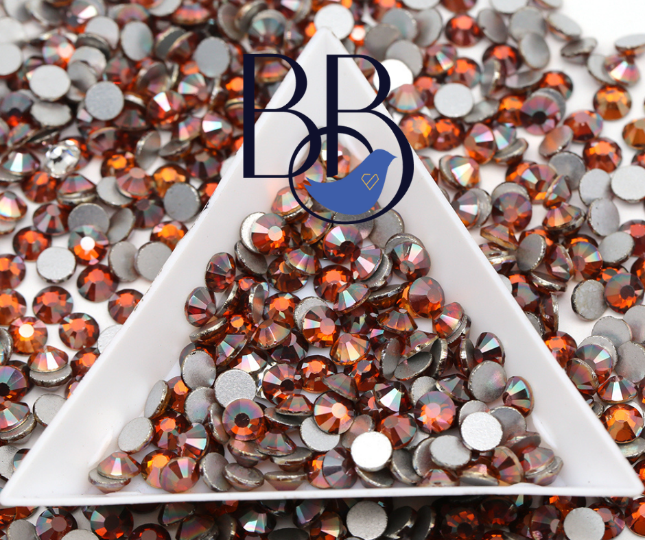 Burgundy Rhinestones