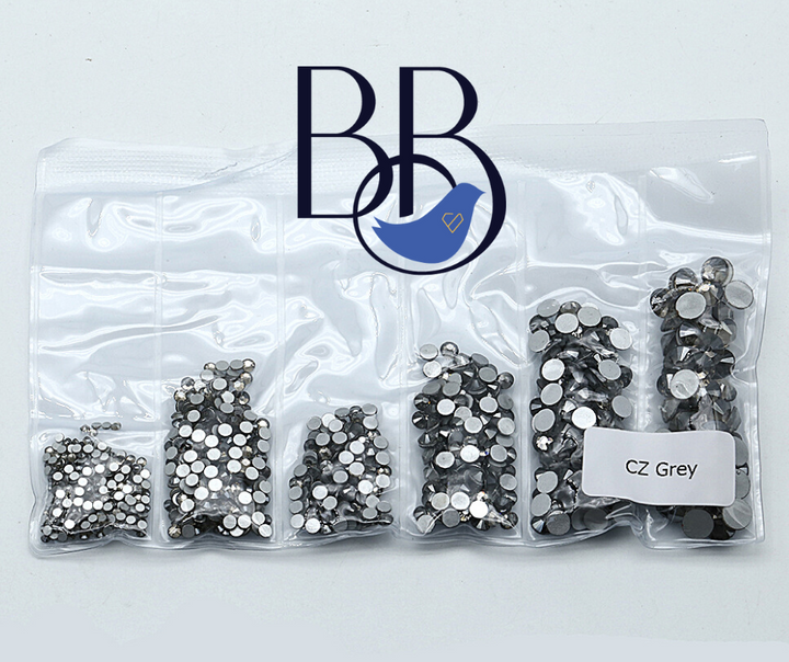 CZ Grey Rhinestones